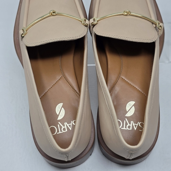 Franco Sarto Women's EDA Classic Slip on Loafer Oyster Beige Size 8.5M New - Picture 10 of 10